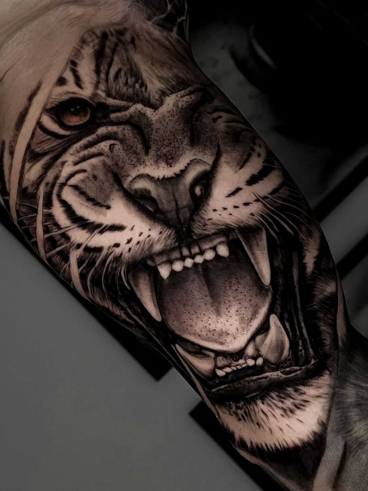 TIGRE TIGER TATTOO TATUAJE REALISMO TATTOO ART ANIMAL