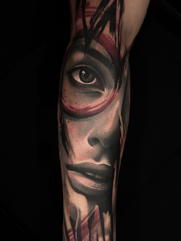 FACE TATTOO ZOOM TATUAJE TATTOO ART
