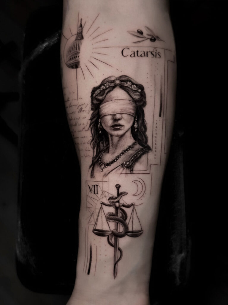 concept art Composicion dibujo diseño composición tatuaje